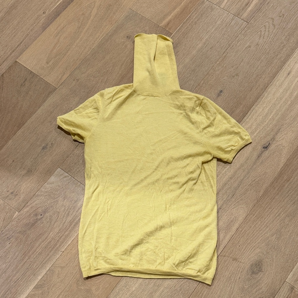 Theory Light Yellow Cashmere Knit